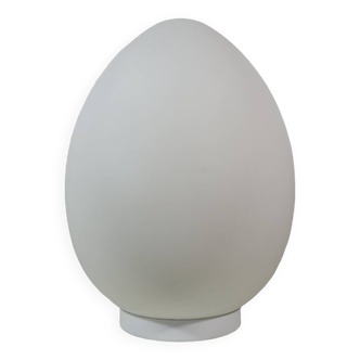 Vintage Vianne egg lamp in opaline 1970s