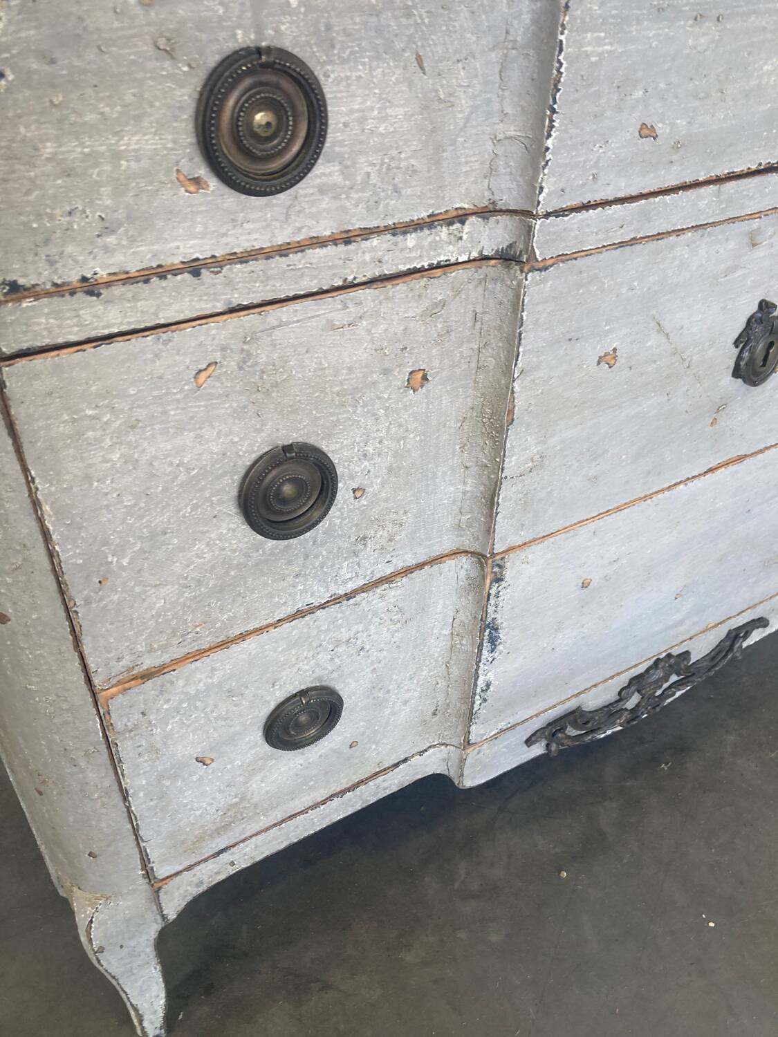Old Louis XVI style chest of drawers