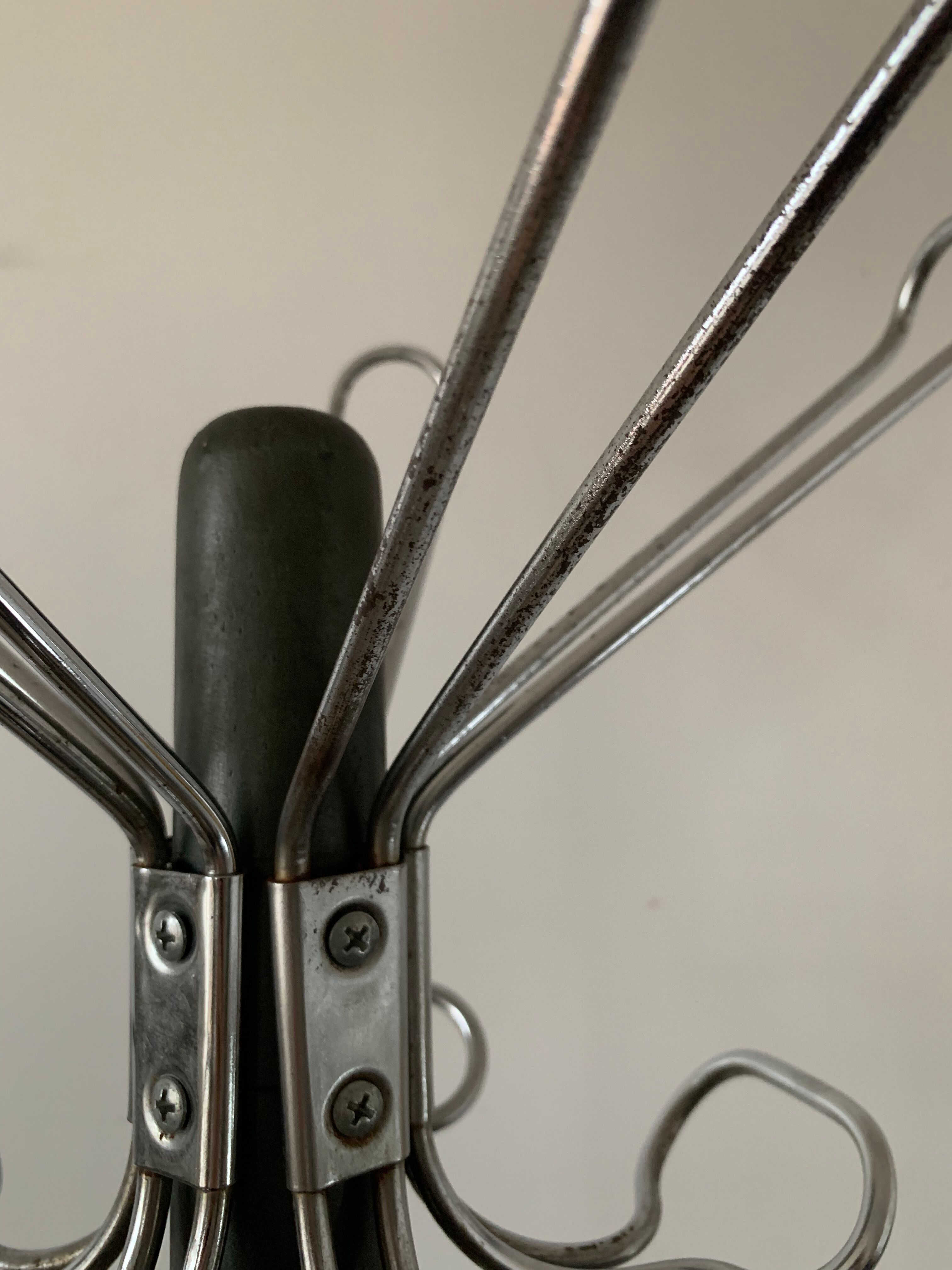 Antique parrot coat rack