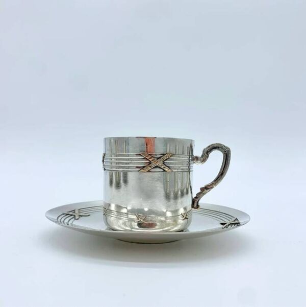 Service de tasses à café « Orbrille », 1950s