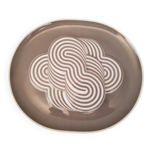 assiette murale en porcelaine