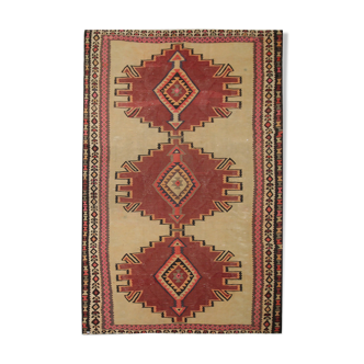 Vintage Persian Kilim Rug, Handwoven Flat-woven Carpet Area Rug- 175x295cm