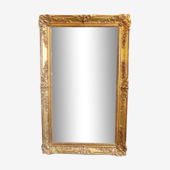 Golden mirror 144x90cm
