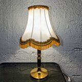Gold metal bedside lamp