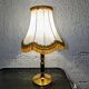 Gold metal bedside lamp
