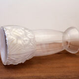Art deco vase in molded pressed glass
