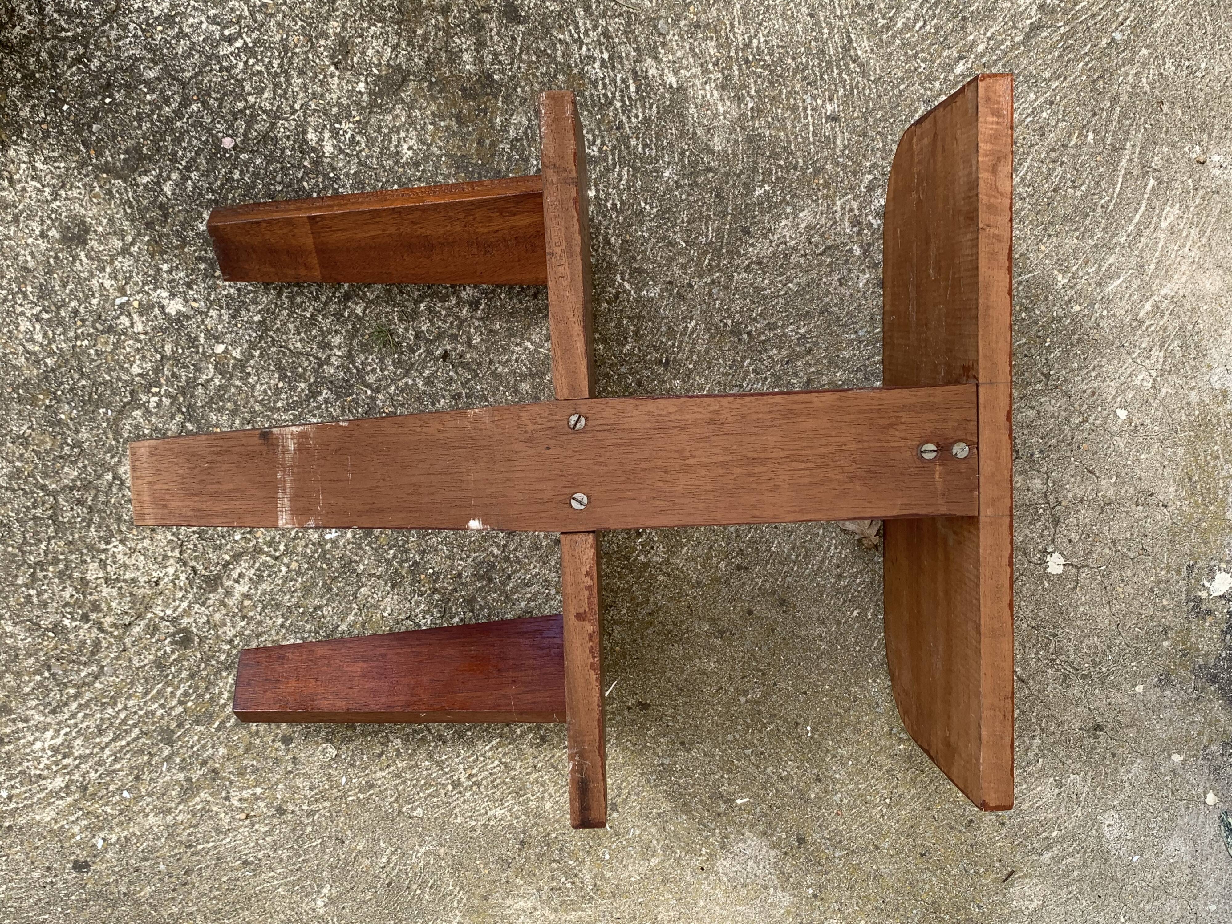 Tripod bedside table 1960