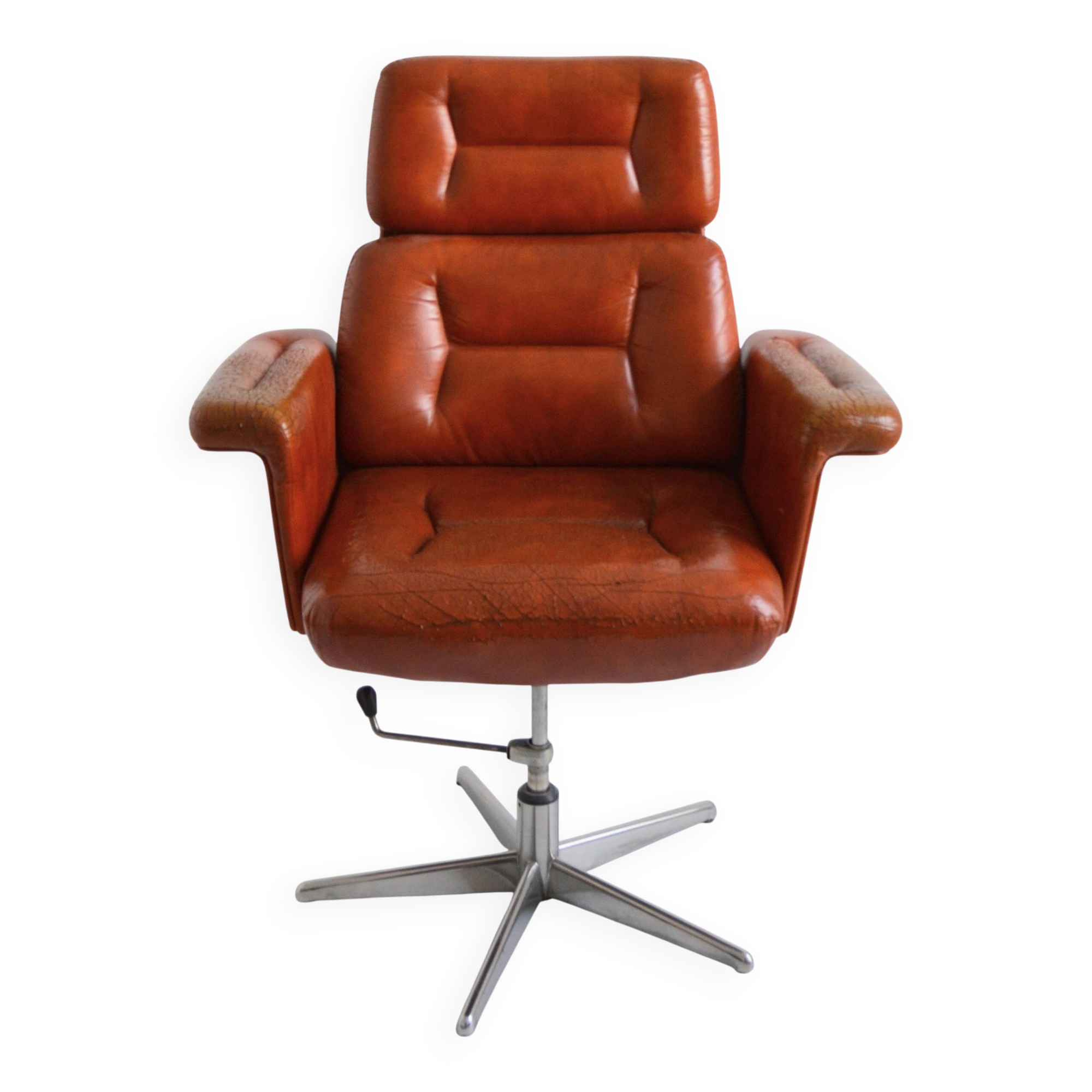 Swivel chair / height adjustable 1960 vintage