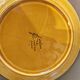 Vintage barbotine plates with fish decoration, 22 pieces.