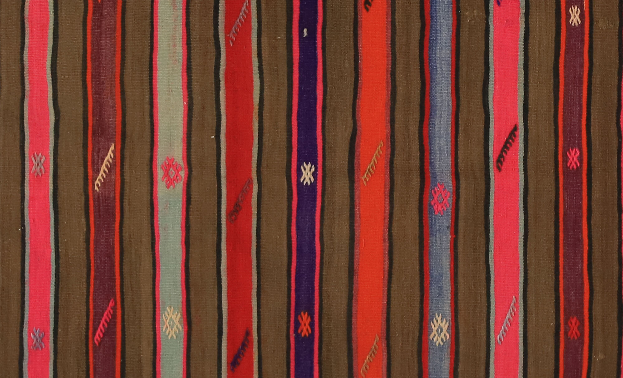 Anatolian handmade kilim rug 282 cm x 157 cm
