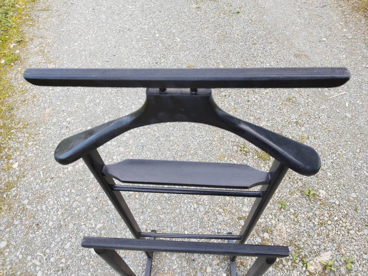 Valet black coat holder