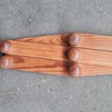 Wooden accordion coat rack 1970