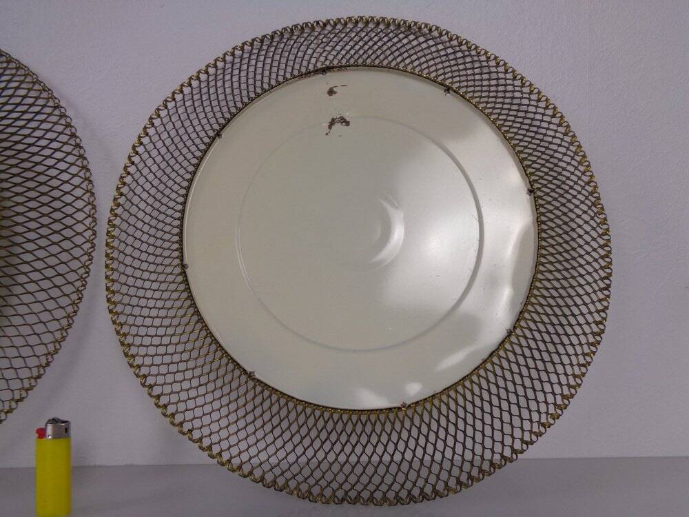 Brass Mirrors, 1960s, Set of 2