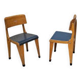 2 x kids chair 1950s, original design Zabo kids chair