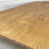 Large 19th century table in solid oak