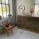 Green patina workshop furniture