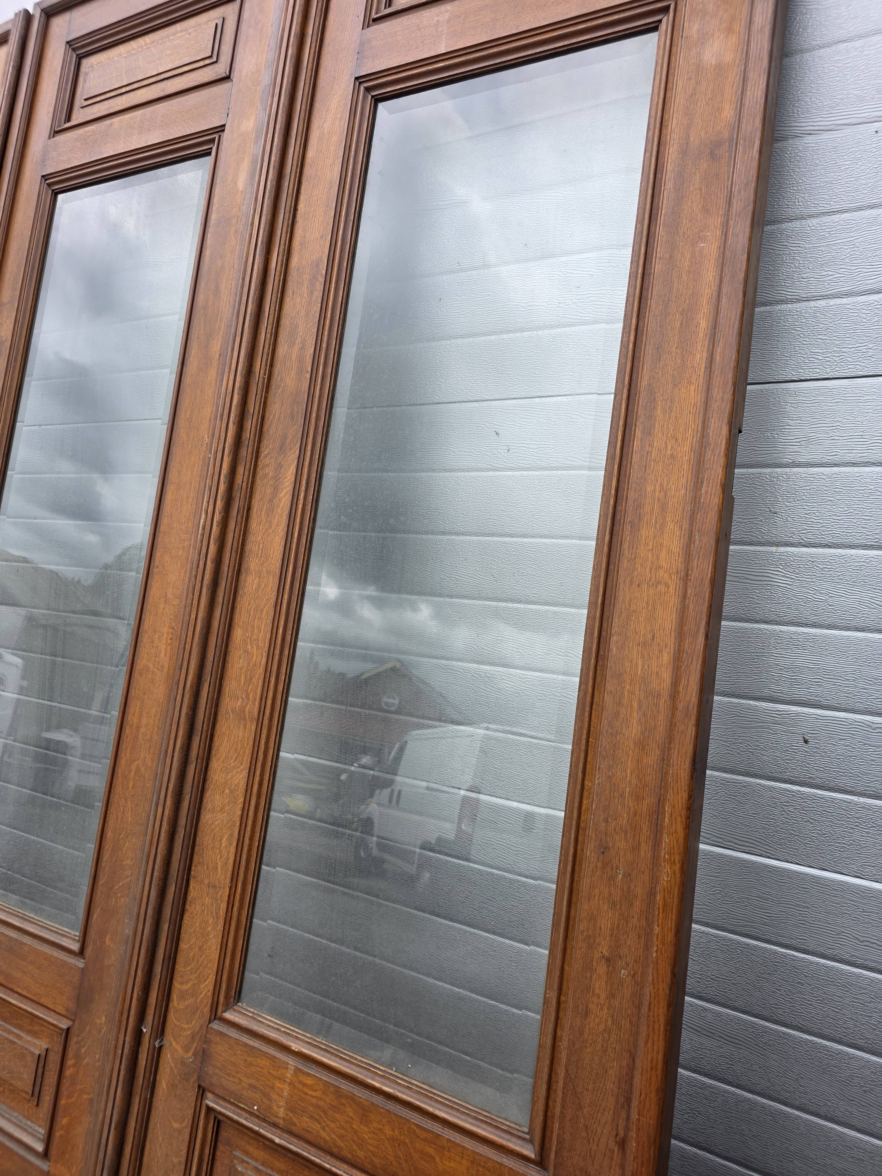 4 solid oak partition doors (high quality)