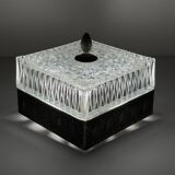 Vintage Crystal Ceiling Lamp, Italy, 1960s