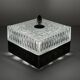 Vintage Crystal Ceiling Lamp, Italy, 1960s