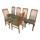 6 Teak dining chairs by Kai Kristiansen for Schou Andersen Denmark