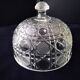 Antique pressed glass cheese bell