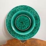 Sarreguemines plate french majolica from the 1870s