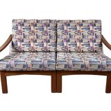1960s/70s Teak 2-seater sofa by Glostrup Møbelfabrik Denmark Design