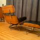 Armchair with footstool by Martin Stoll, Stoll Giroflex, Switzerland, 1960s.