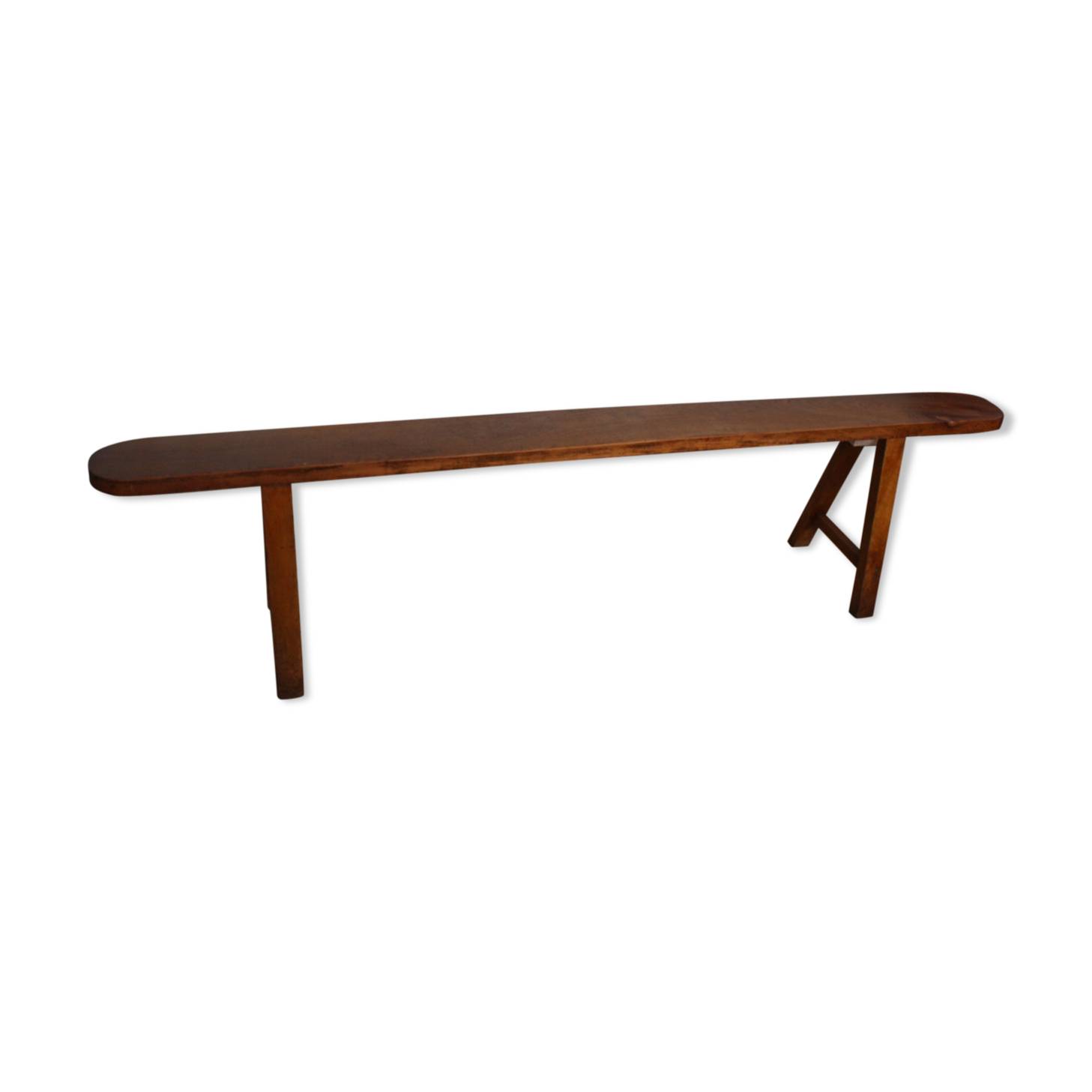 Old farm bench in cherry