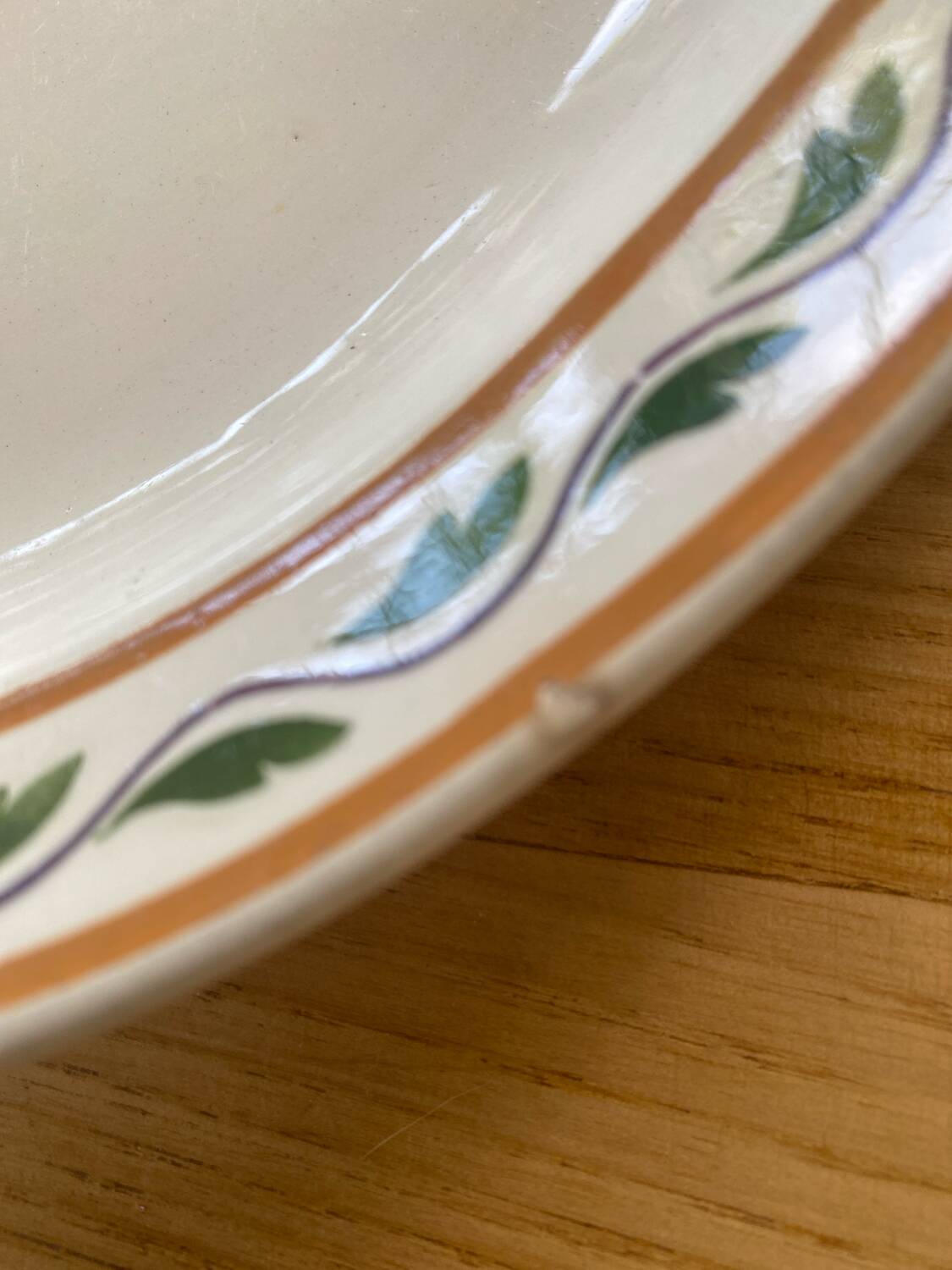 La Louvière oval dish