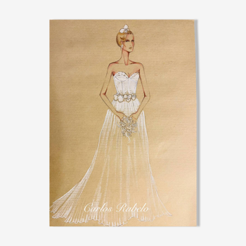 Fashion Illustration Robe de Mariée