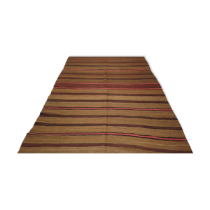 tapis décoratif rayé