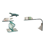 Twisted glass coffee table Italy 70