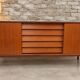 Large Scandinavian teak sideboard – 1960s