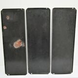 Wall shelf black metal weathered metal