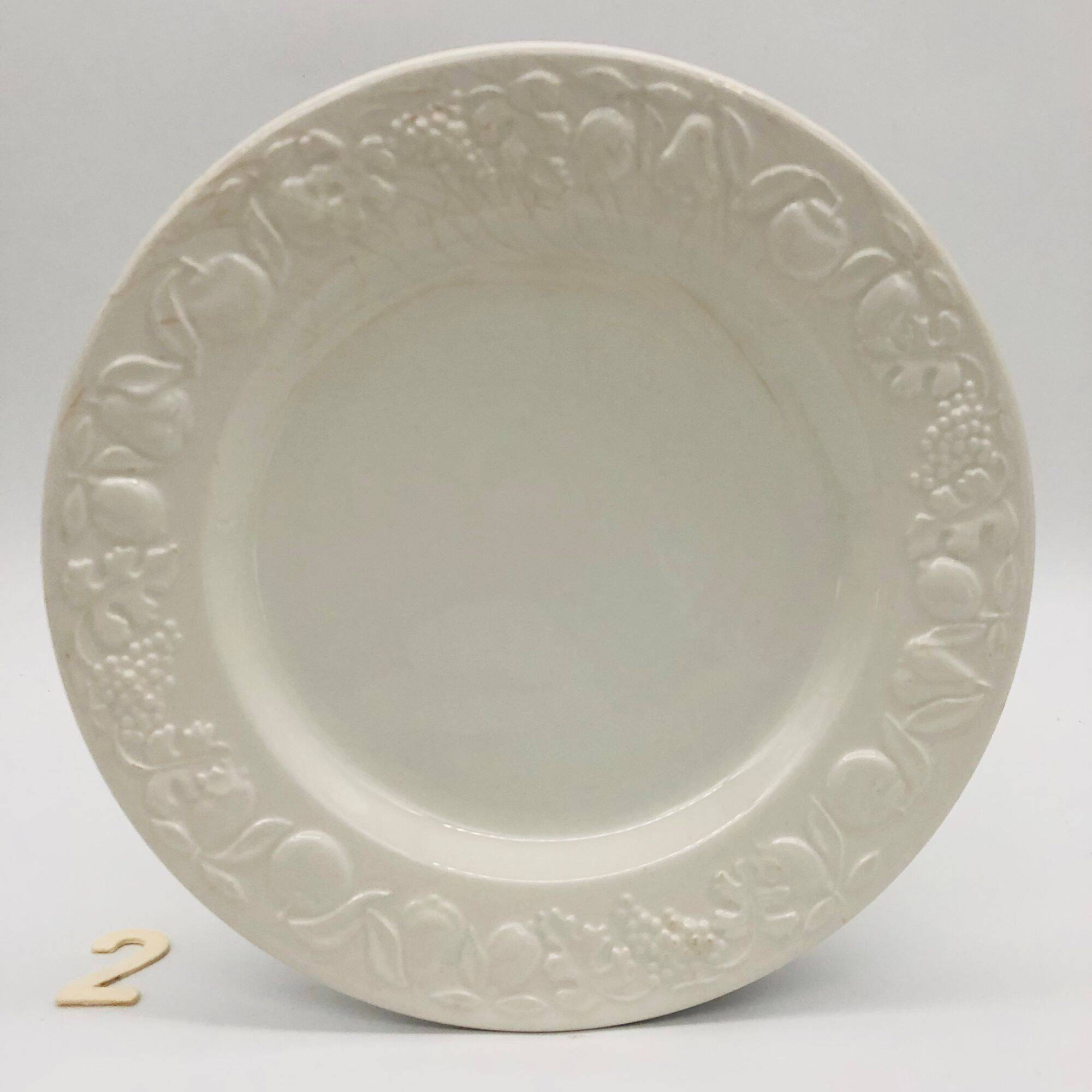 6 flat plates. Franco Giorgi by Quadrifoglio. Italy.