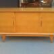Vintage sideboard 1950 oak foot compass