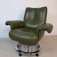 Italian executive armchair attributed to Guido Faleschini for i4 Mari.