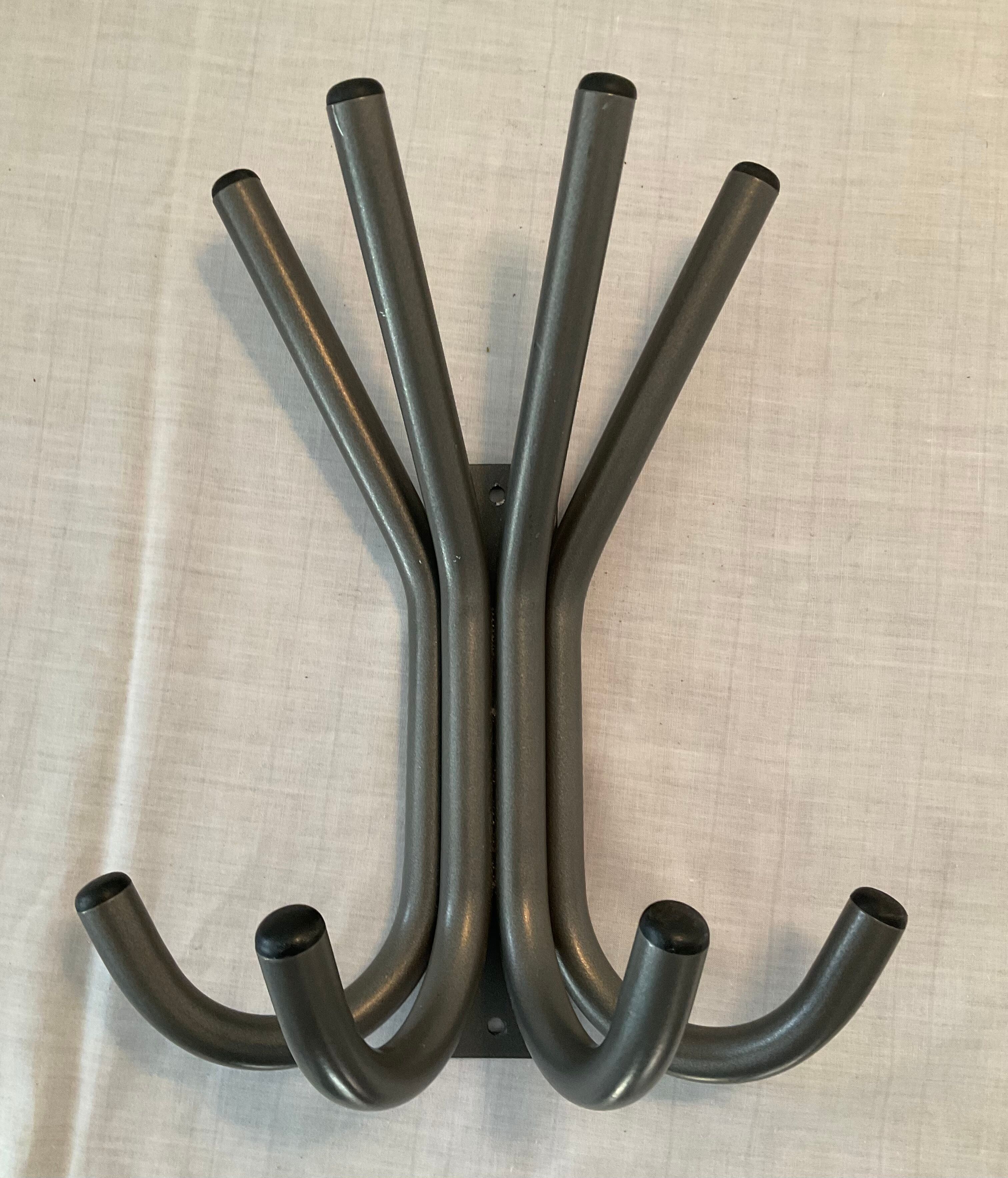 Vintage metal coat rack 8 hook