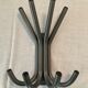 Vintage metal coat rack 8 hook