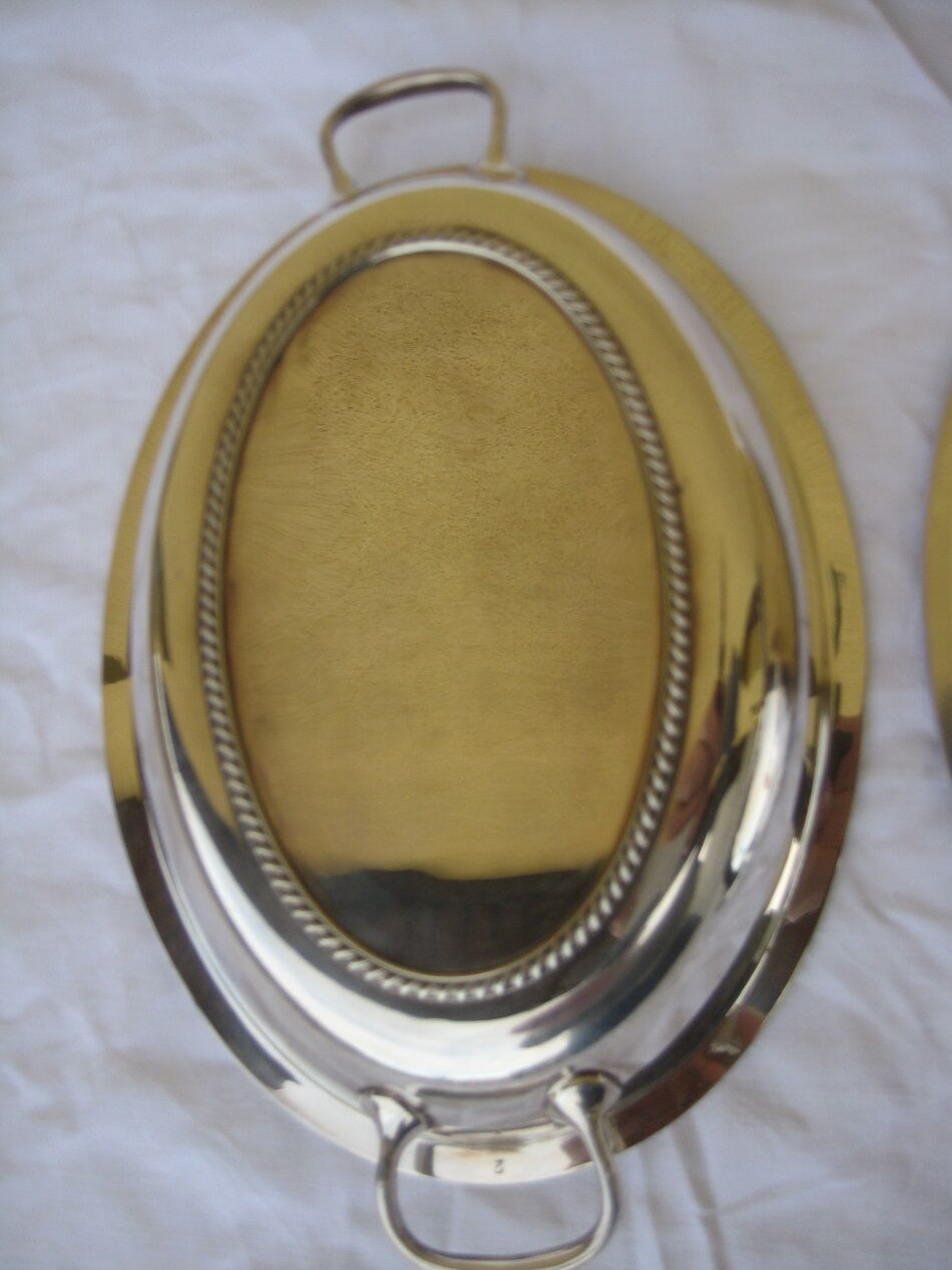 2 plats petits leumier silver metal