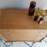 Commode vintage pieds compas