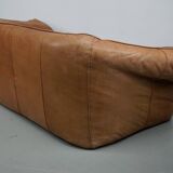Cognac Leather Andes Sofa by Gerard van den Berg for Montis, 1970s