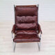 Années 70, design danois, chaise longue, cuir, état d’origine