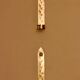 A pair of Swedish brass wall sconces from the mid-century.