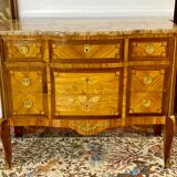 Commode Transition pink marble top Breche d'Aleppo