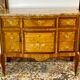 Commode Transition plateau marbre rose Breche d'Alep