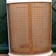 Wood and caning coat rack Louis XVI