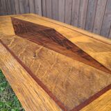 Coffee table 1950 cabinetmaker's marquetry.