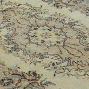 Vintage Turkish Carpet Beige and Brown Floral 271 x 174 cm